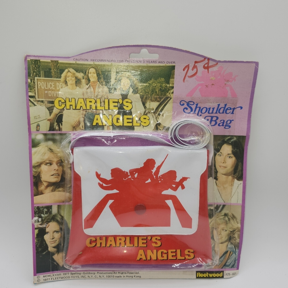 Rare Vintage NEW CHARLIE'S ANGELS PURSE SHOULDER BAG 1977 DOLL